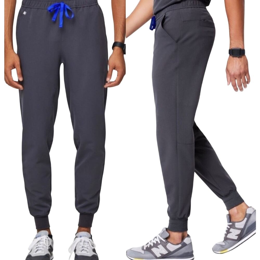 FIGS Men's Tansen Jogger Scrub Pants Charcoal Gray MXXSW2004 Size M